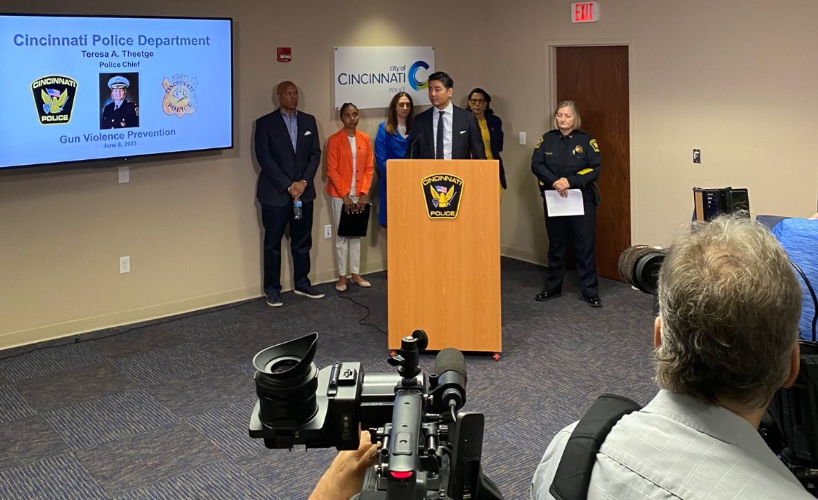 The city hopes a holistic mix of police enforcement and community programs can help reduce the number of shootings. (Photo courtesy of Mayor Aftab Pureval)